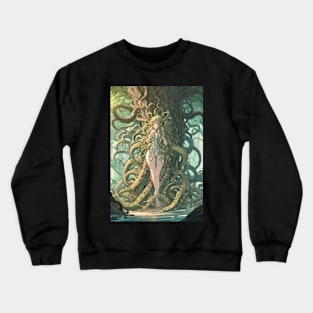 The Princess of the sea, in a forest Crewneck Sweatshirt